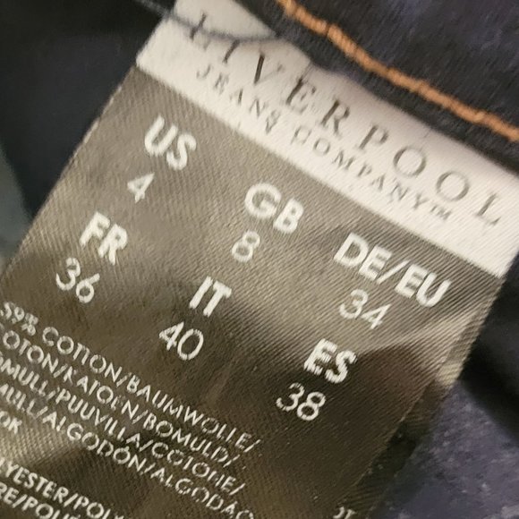 Liverpool Lucy Jeans Size 4 - Picture 10 of 11